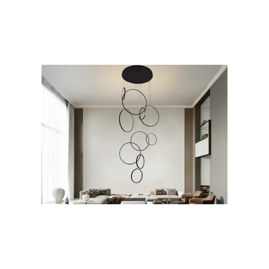 Lámpara de araña LED regulable LED/290W/230V 3000-6500K diá. 60 cm + control remoto