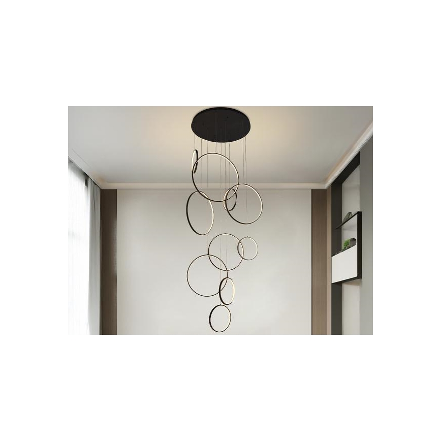 Lámpara de araña LED regulable LED/290W/230V 3000-6500K diá. 60 cm + control remoto