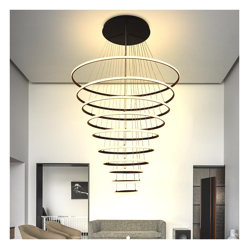 Lámpara de araña LED regulable LED/365W/230V 3000-6500K diá. 100 cm + control remoto