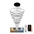 Lámpara de araña LED regulable LED/365W/230V 3000-6500K diá. 100 cm + control remoto