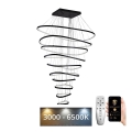 Lámpara de araña LED regulable LED/370W/230V 3000-6500K diá. 100 cm + control remoto