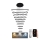 Lámpara de araña LED regulable LED/385W/230V 3000-6500K diá. 100 cm + control remoto