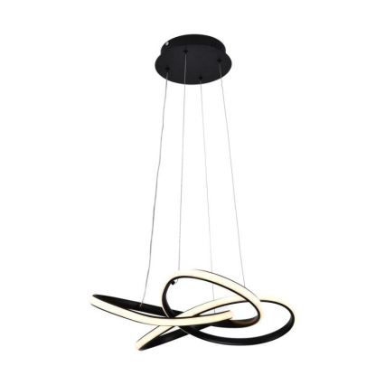 Lámpara de araña LED regulable LED/40W/230V 3000-6500K diá. 48 cm negro + control remoto
