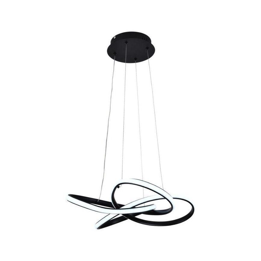 Lámpara de araña LED regulable LED/40W/230V 3000-6500K diá. 48 cm negro + control remoto