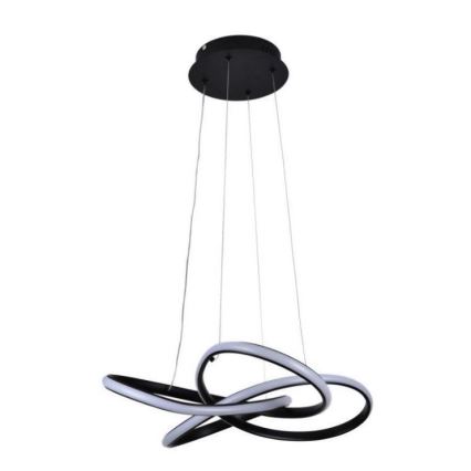 Lámpara de araña LED regulable LED/40W/230V 3000-6500K diá. 48 cm negro + control remoto