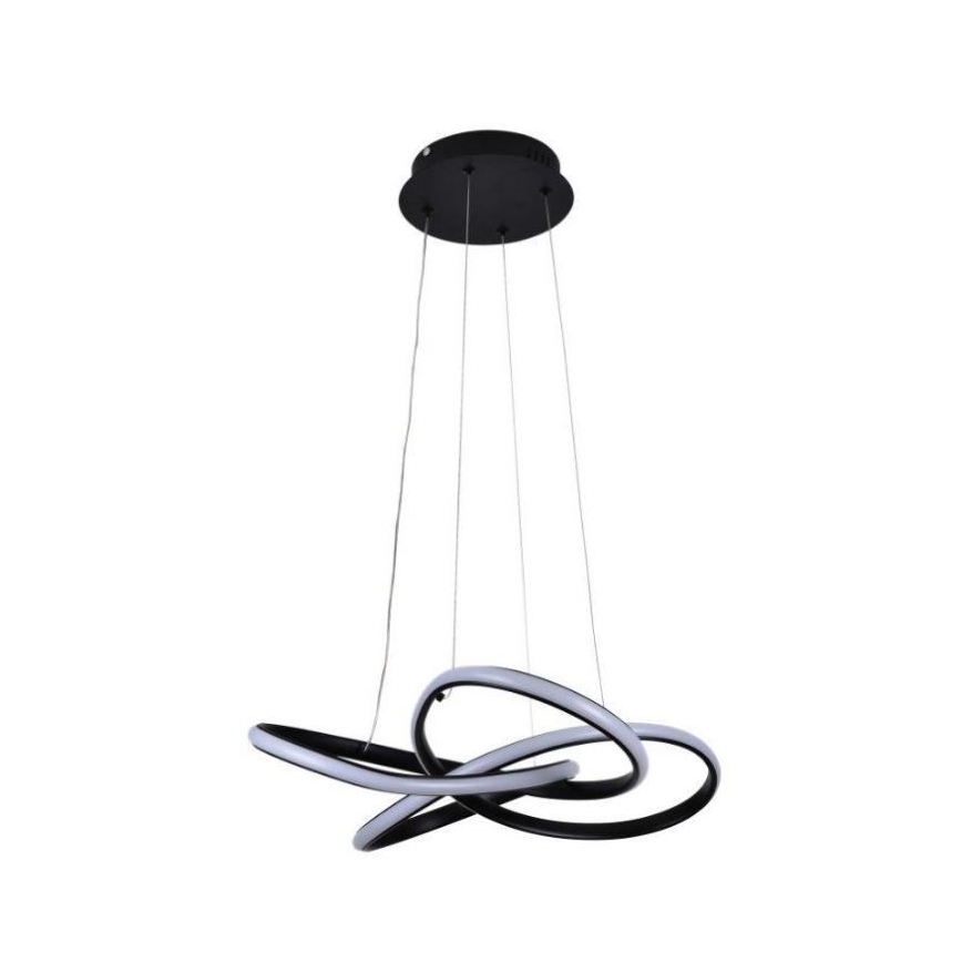 Lámpara de araña LED regulable LED/40W/230V 3000-6500K diá. 48 cm negro + control remoto