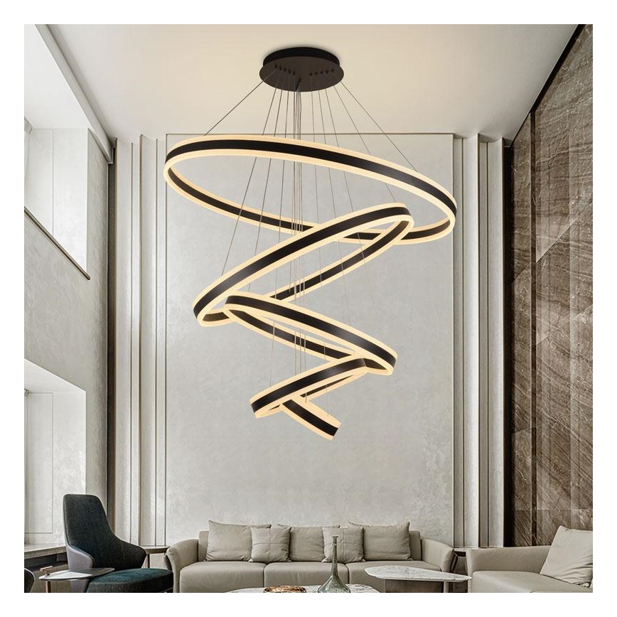 Lámpara de araña LED regulable LED/420W/230V 3000-6500K diá. 100 cm + control remoto