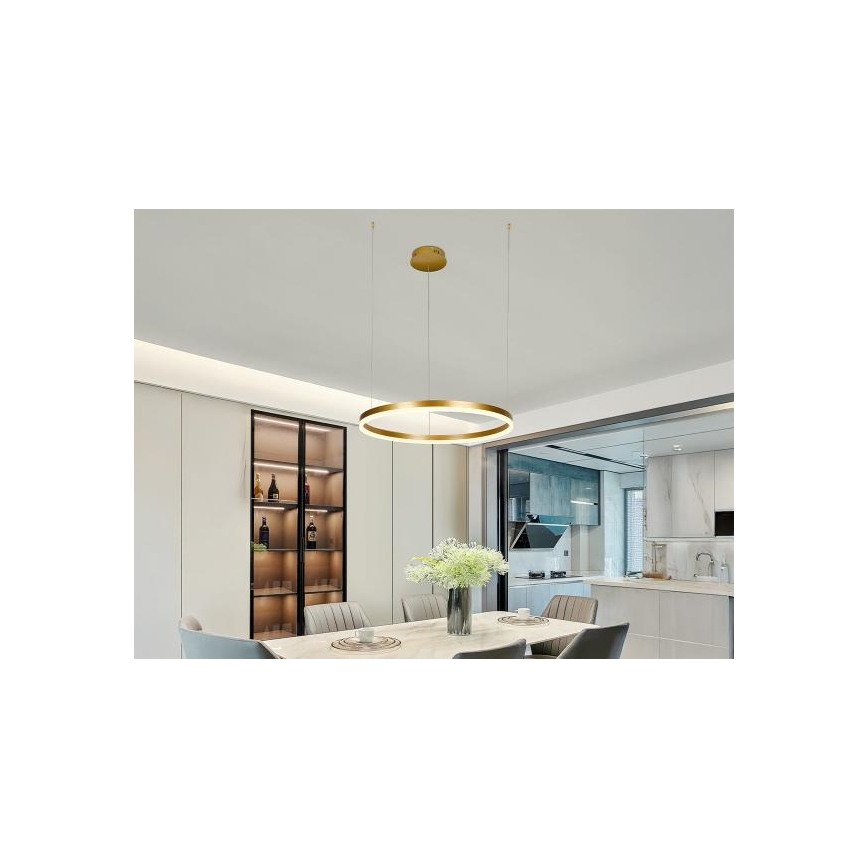 Lámpara de araña LED regulable LED/42W/230V 3000-6500K diá. 60 cm + control remoto
