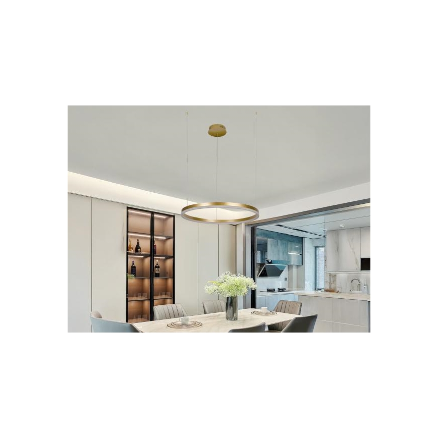 Lámpara de araña LED regulable LED/42W/230V 3000-6500K diá. 60 cm + control remoto