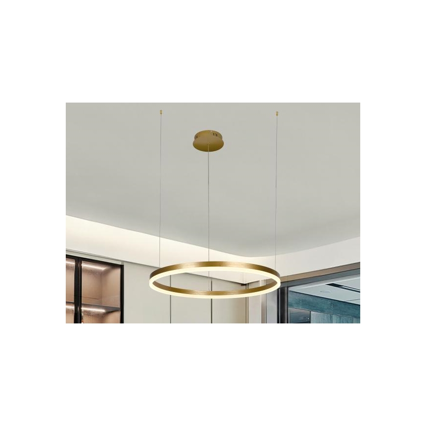 Lámpara de araña LED regulable LED/42W/230V 3000-6500K diá. 60 cm + control remoto