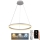 Lámpara de araña LED regulable LED/42W/230V 3000-6500K diá. 60 cm + control remoto