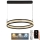 Lámpara de araña LED regulable LED/45W/230V 3000-6500K diá. 60 cm negro + control remoto