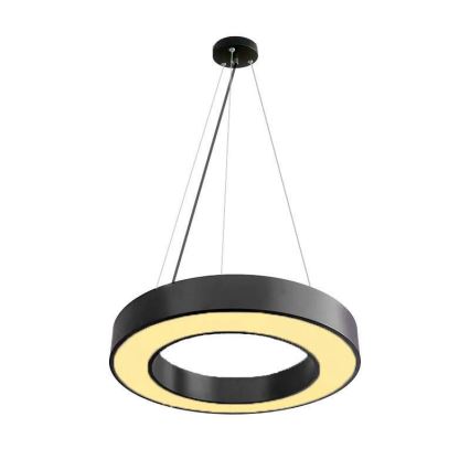 Lámpara de araña LED regulable LED/45W/230V 3000-6500K negro + control remoto