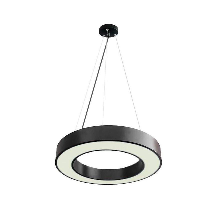 Lámpara de araña LED regulable LED/45W/230V 3000-6500K negro + control remoto