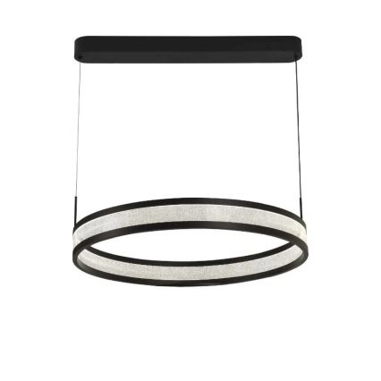 Lámpara de araña LED regulable LED/45W/230V 3000-6500K diá. 60 cm negro + control remoto
