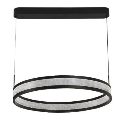 Lámpara de araña LED regulable LED/45W/230V 3000-6500K diá. 60 cm negro + control remoto