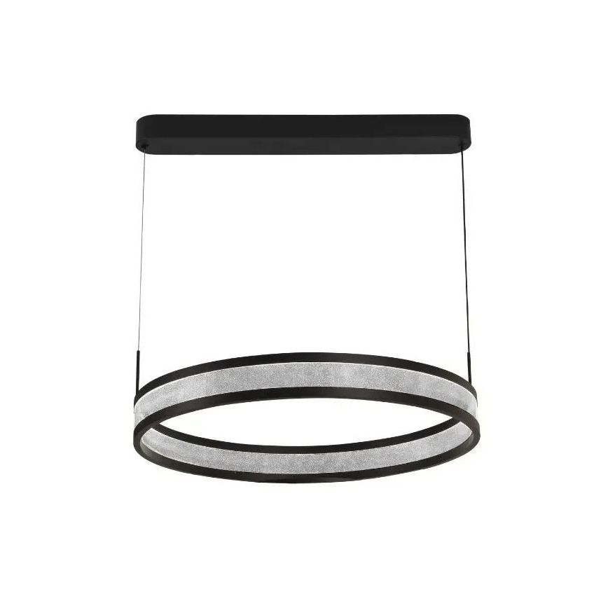 Lámpara de araña LED regulable LED/45W/230V 3000-6500K diá. 60 cm negro + control remoto
