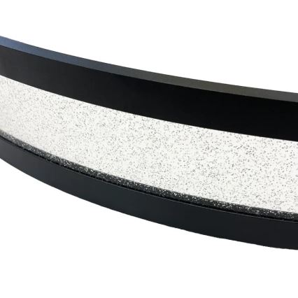 Lámpara de araña LED regulable LED/45W/230V 3000-6500K diá. 60 cm negro + control remoto