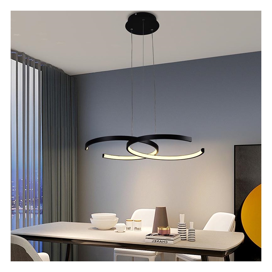 Lámpara de araña LED regulable LED/50W/230V 3000-6500K + mando a distancia