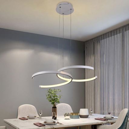 Lámpara de araña LED regulable LED/50W/230V 3000-6500K + mando a distancia