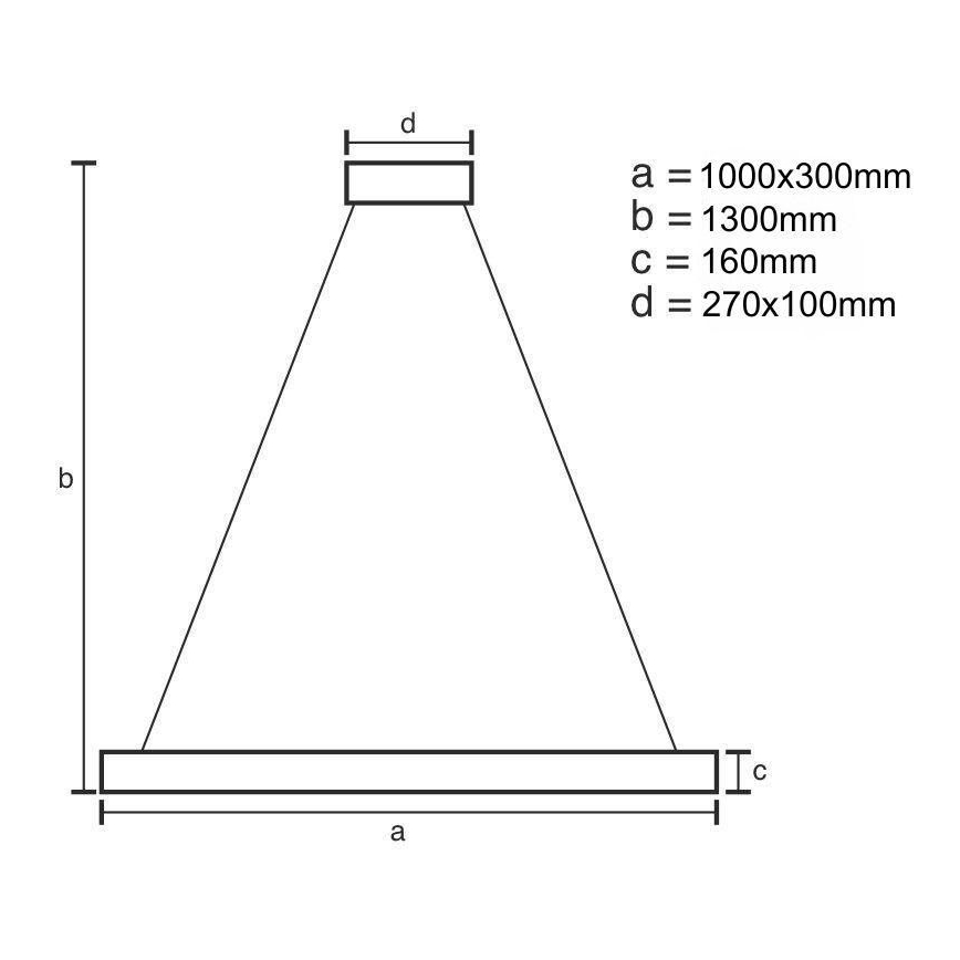 Lámpara de araña LED regulable LED/50W/230V 3000-6500K dorado + control remoto