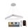 Lámpara de araña LED regulable LED/55W/230V 3000-6500K blanco + control remoto