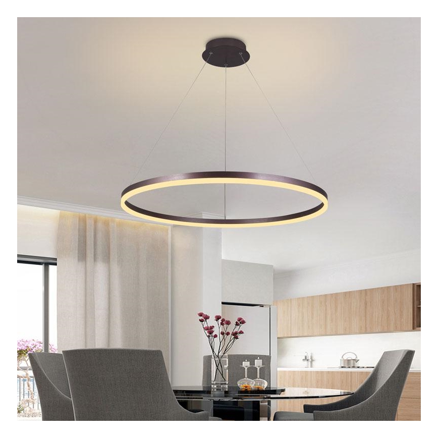 Lámpara de araña LED regulable LED/55W/230V 3000-6500K diá. 80 cm + control remoto