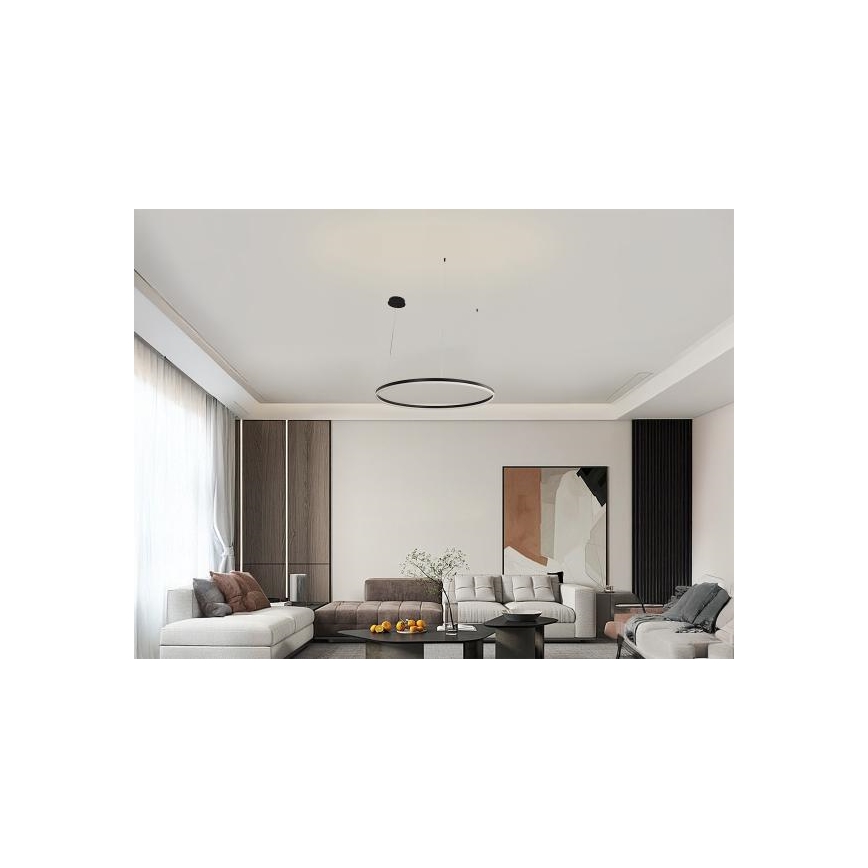 Lámpara de araña LED regulable LED/55W/230V 3000-6500K diá. 80 cm + control remoto