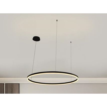 Lámpara de araña LED regulable LED/55W/230V 3000-6500K diá. 80 cm + control remoto