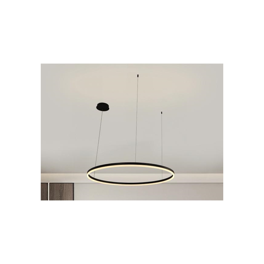 Lámpara de araña LED regulable LED/55W/230V 3000-6500K diá. 80 cm + control remoto