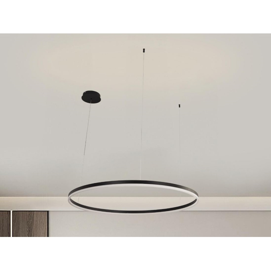 Lámpara de araña LED regulable LED/55W/230V 3000-6500K diá. 80 cm + control remoto