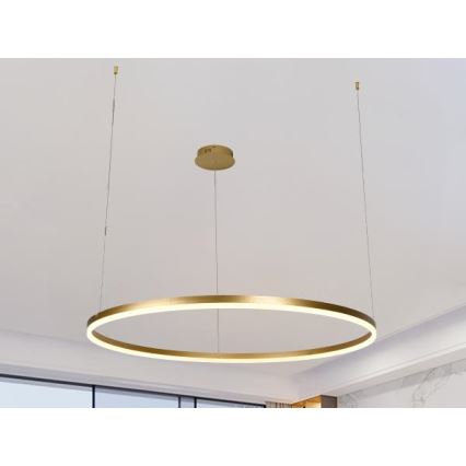 Lámpara de araña LED regulable LED/55W/230V 3000-6500K diá. 80 cm + control remoto