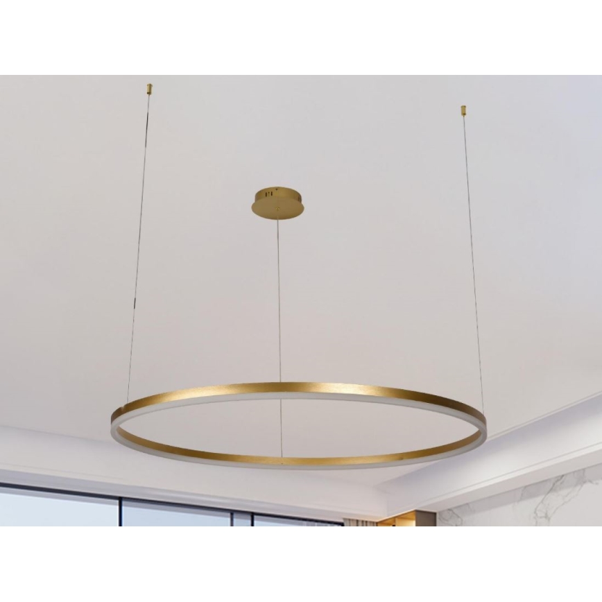 Lámpara de araña LED regulable LED/55W/230V 3000-6500K diá. 80 cm + control remoto