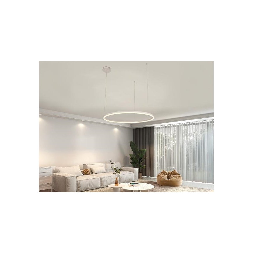 Lámpara de araña LED regulable LED/55W/230V 3000-6500K diá. 80 cm + control remoto