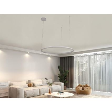 Lámpara de araña LED regulable LED/55W/230V 3000-6500K diá. 80 cm + control remoto