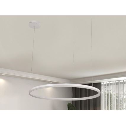 Lámpara de araña LED regulable LED/55W/230V 3000-6500K diá. 80 cm + control remoto