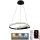 Lámpara de araña LED regulable LED/65W/230V 3000-6500K diá. 56 cm + control remoto