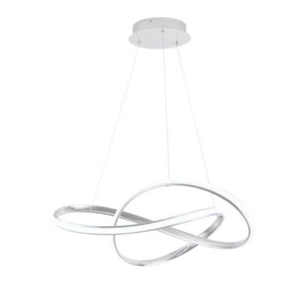 Lámpara de araña LED regulable LED/70W/230V 3000-6500K diá. 60 cm blanco + control remoto