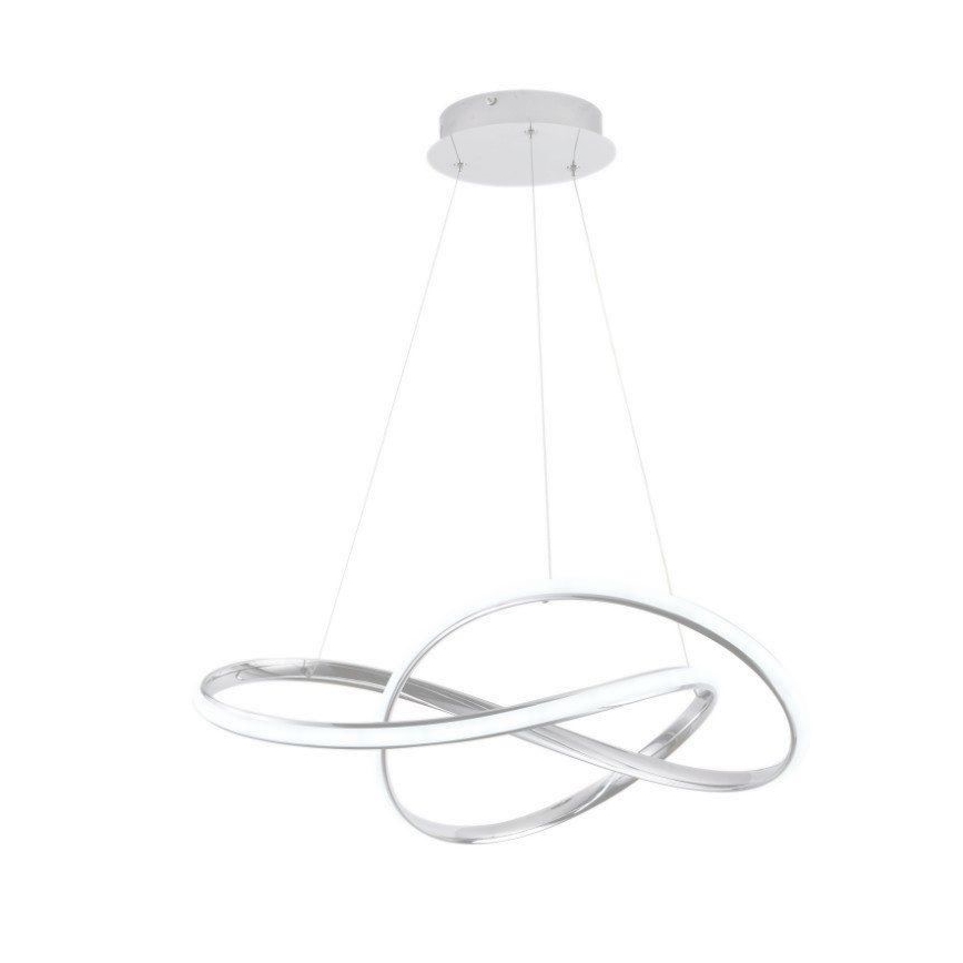 Lámpara de araña LED regulable LED/70W/230V 3000-6500K diá. 60 cm blanco + control remoto