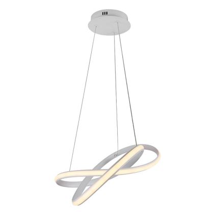 Lámpara de araña LED regulable LED/70W/230V 3000-6500K diá. 55 cm blanco + control remoto