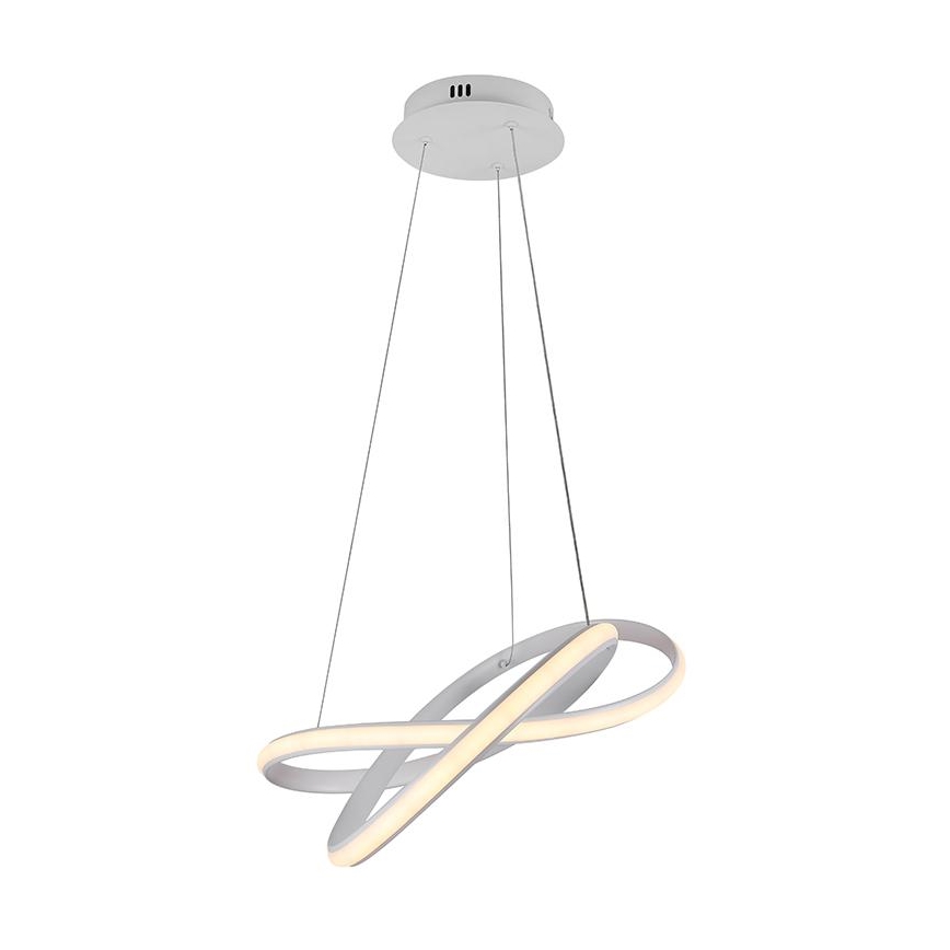 Lámpara de araña LED regulable LED/70W/230V 3000-6500K diá. 55 cm blanco + control remoto
