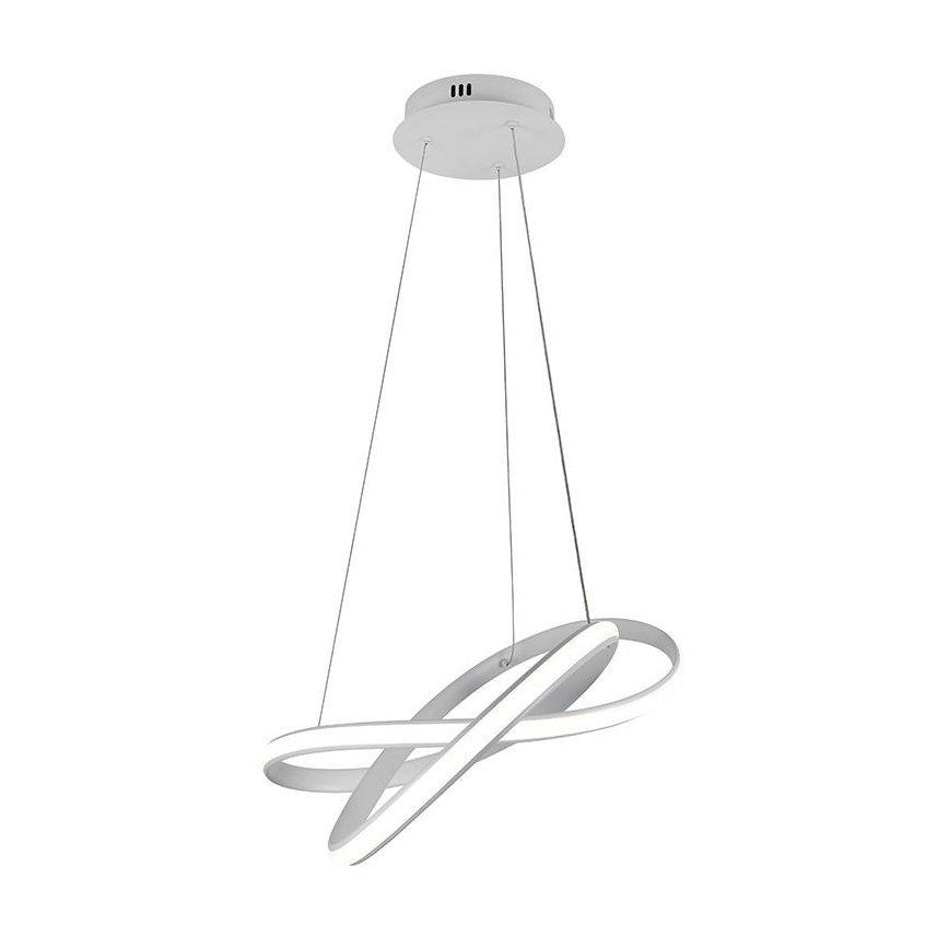 Lámpara de araña LED regulable LED/70W/230V 3000-6500K diá. 55 cm blanco + control remoto