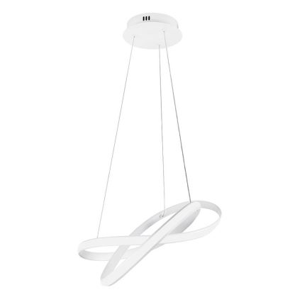 Lámpara de araña LED regulable LED/70W/230V 3000-6500K diá. 55 cm blanco + control remoto
