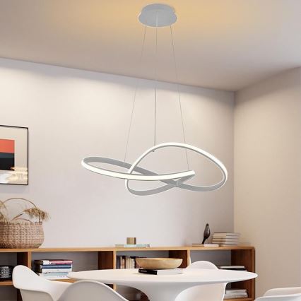 Lámpara de araña LED regulable LED/70W/230V 3000-6500K diá. 55 cm + control remoto