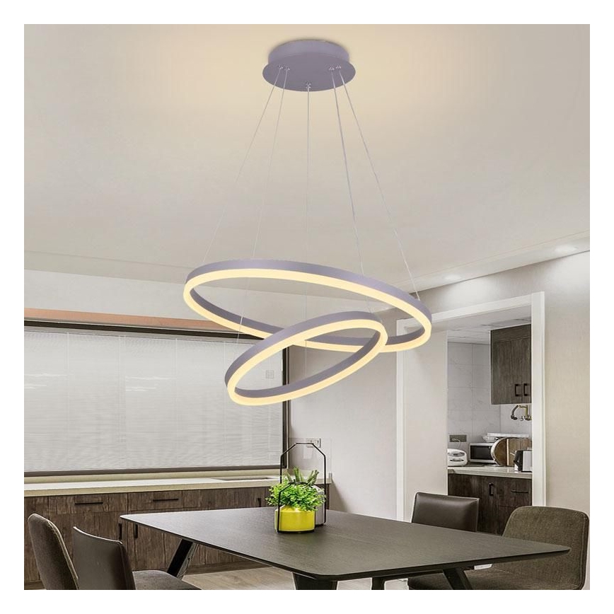 Lámpara de araña LED regulable LED/70W/230V 3000-6500K diá. 60 cm + control remoto