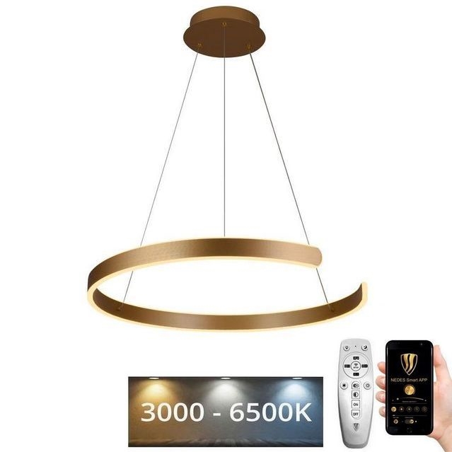 Lámpara de araña LED regulable LED/70W/230V 3000-6500K diá. 60 cm + control remoto