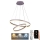 Lámpara de araña LED regulable LED/70W/230V 3000-6500K diá. 60 cm + control remoto