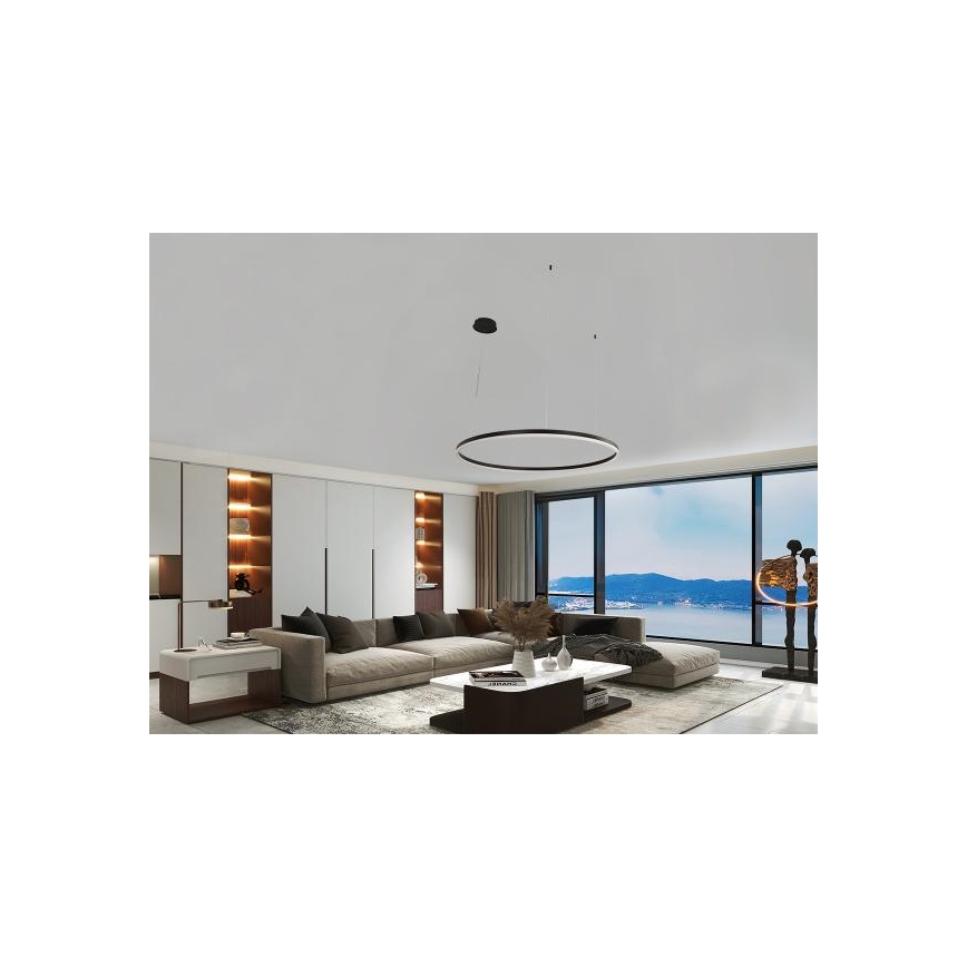 Lámpara de araña LED regulable LED/72W/230V 3000-6500K diá. 100 cm + control remoto