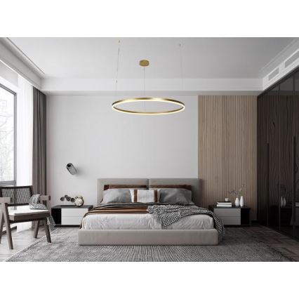 Lámpara de araña LED regulable LED/72W/230V 3000-6500K diá. 100 cm + control remoto