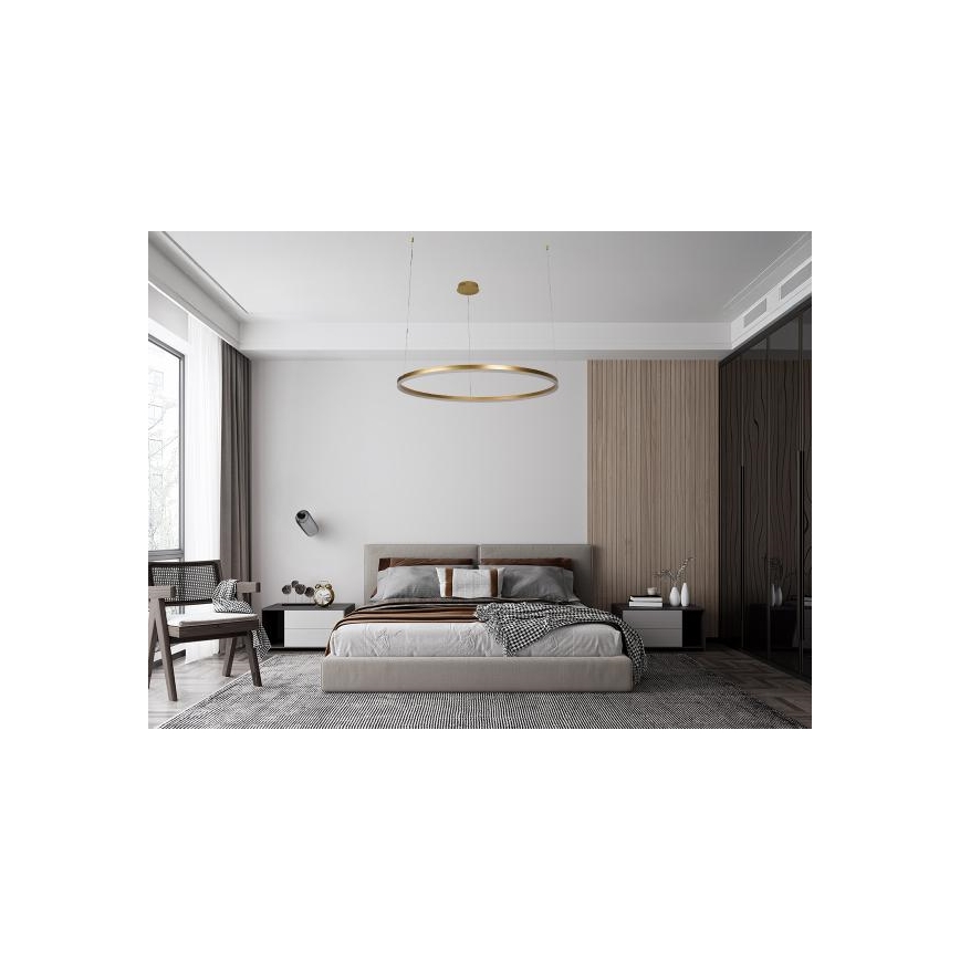 Lámpara de araña LED regulable LED/72W/230V 3000-6500K diá. 100 cm + control remoto